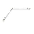thumbnail image 1 of Domovina Reid 13/16-inch Single Corner Window Curtain Rod-Color:Satin Nickel,Size:120-170", 1 of 2