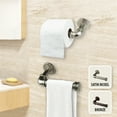 thumbnail image 1 of Domovina Rust-Free Industrial Pipe Toilet Paper Holder/ Wall Rack-Color:Satin Nickel, 1 of 2