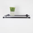 thumbnail image 1 of Domovina Single Shelf with Hanger-Color:Black, 1 of 2