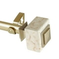thumbnail image 1 of Domovina Sven 1-inch Single Curtian Rod-Color:Gold,Size:48-84", 1 of 2