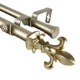 thumbnail image 1 of Domovina Tanner 1-inch Double Curtian Rod-Color:Gold,Size:160-240", 1 of 2