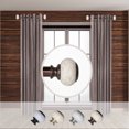 thumbnail image 1 of Domovina Timothy 1-inch Side Curtain Rod 12-20 Inches (Set of 2)-Color:Bronze, 1 of 1