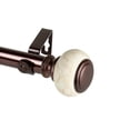 thumbnail image 1 of Domovina Timothy 1-inch Single Curtian Rod-Color:Bronze,Size:28-48", 1 of 2