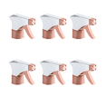 thumbnail image 1 of Dompel Trigger Sprayers valves, color salmon, thread 28/410, made with stainless steel springs and glass balls, with spray and stream Model 101D (6 PCS), 1 of 7