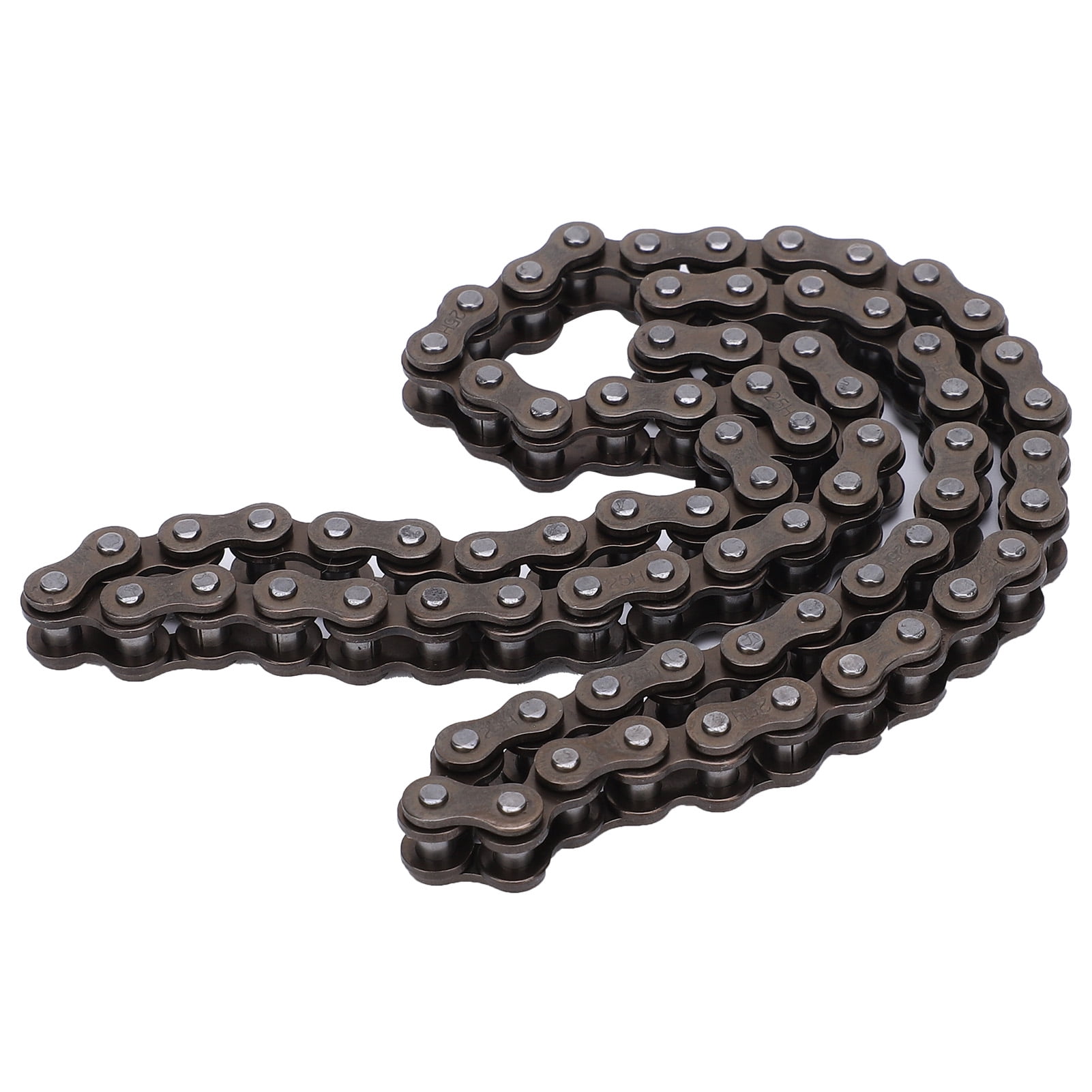 Domqga 25H 76 Links Chain Heavy Duty Steel Chain Replacement Parts For