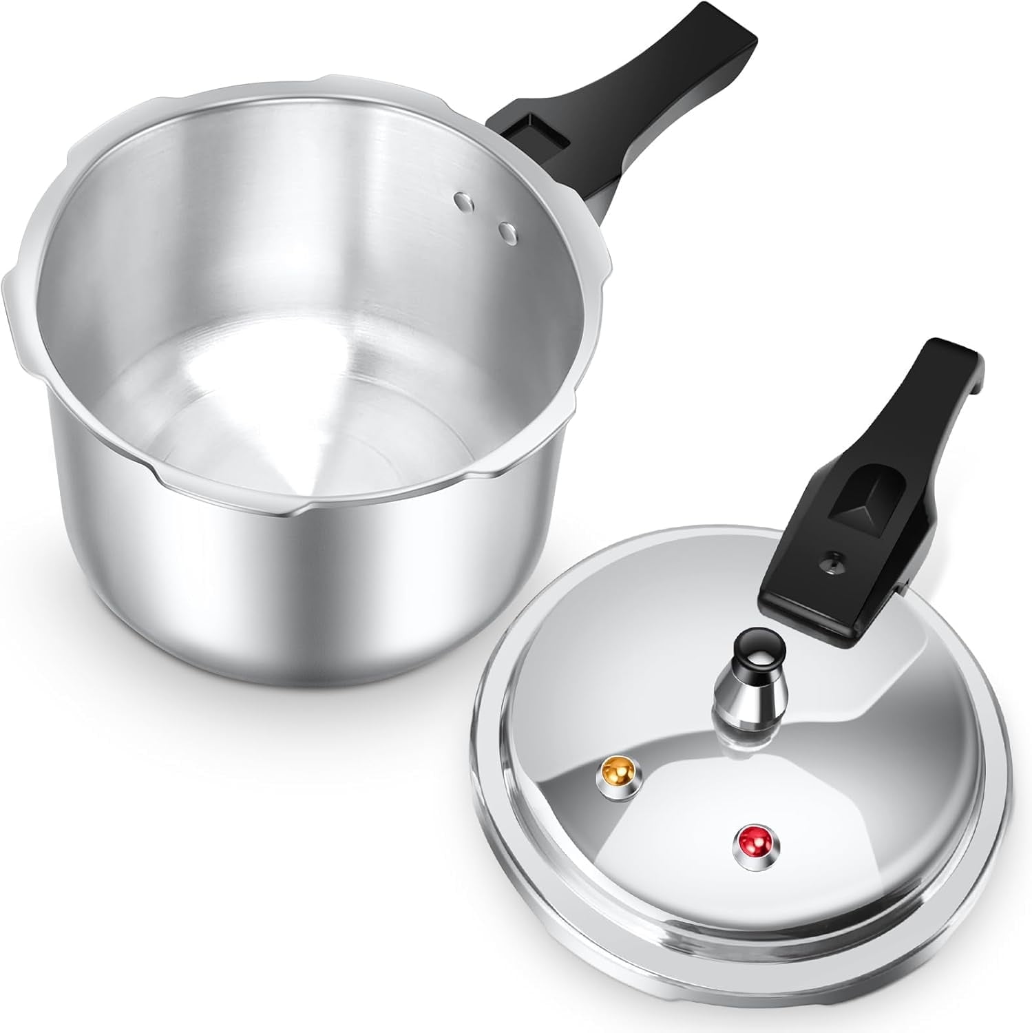 Walmart daily deals:  Domqga 3L Aluminum Stovetop Pressure Cooker, Gas Stove Compatible, 7.1in Pot Bottom