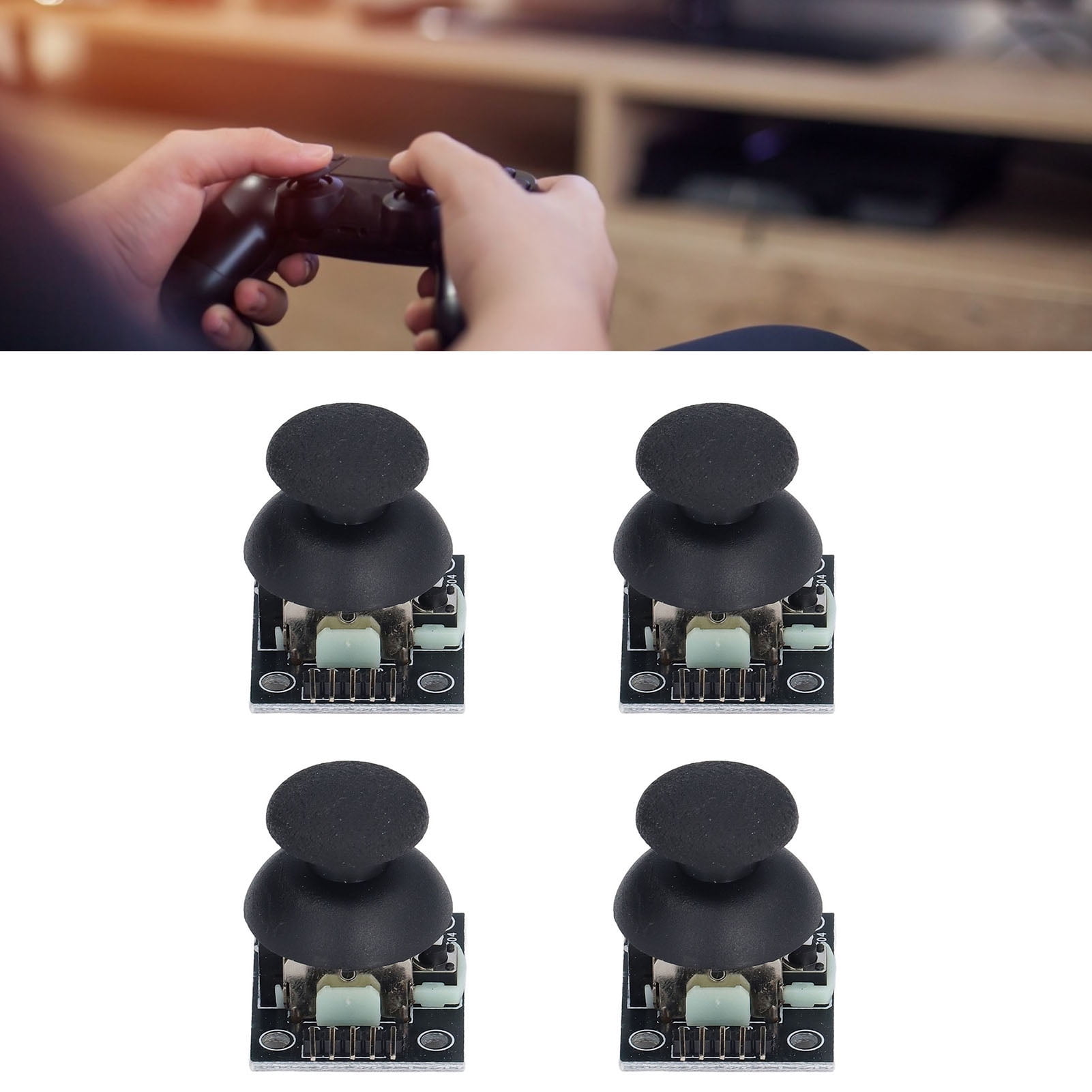 Domqga Game Controller Module,4Pcs Joystick Module 5 Pin Game