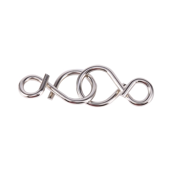 Domqga Metal Wire Puzzle Set, 8 Different Style Metal Puzzles Magic Trick Toy, Metal Wire IQ Test, For Children For Adult