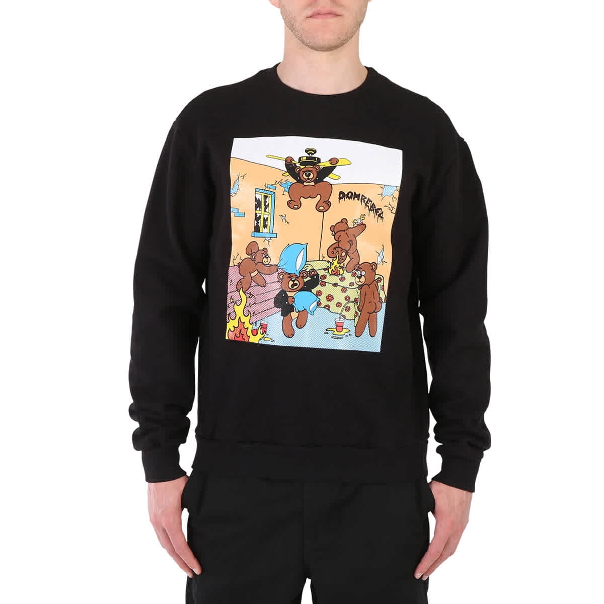 Domrebel Hotel Box Sweatshirt in Black, Size Small - Walmart.com