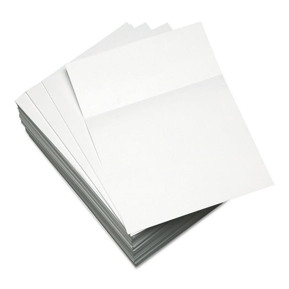 Domtar Lettermark Custom Cut-Sheet Copy Paper 92 Bright Micro-Perforated 3.5" from Bottom 20lb 8.5 x
