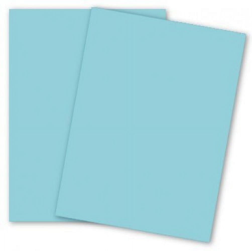 Domtar Colors - Earthchoice BLUE - 8.5 x 11 Card Stock Paper - 110lb Index - 250 PK by Domtar Colors