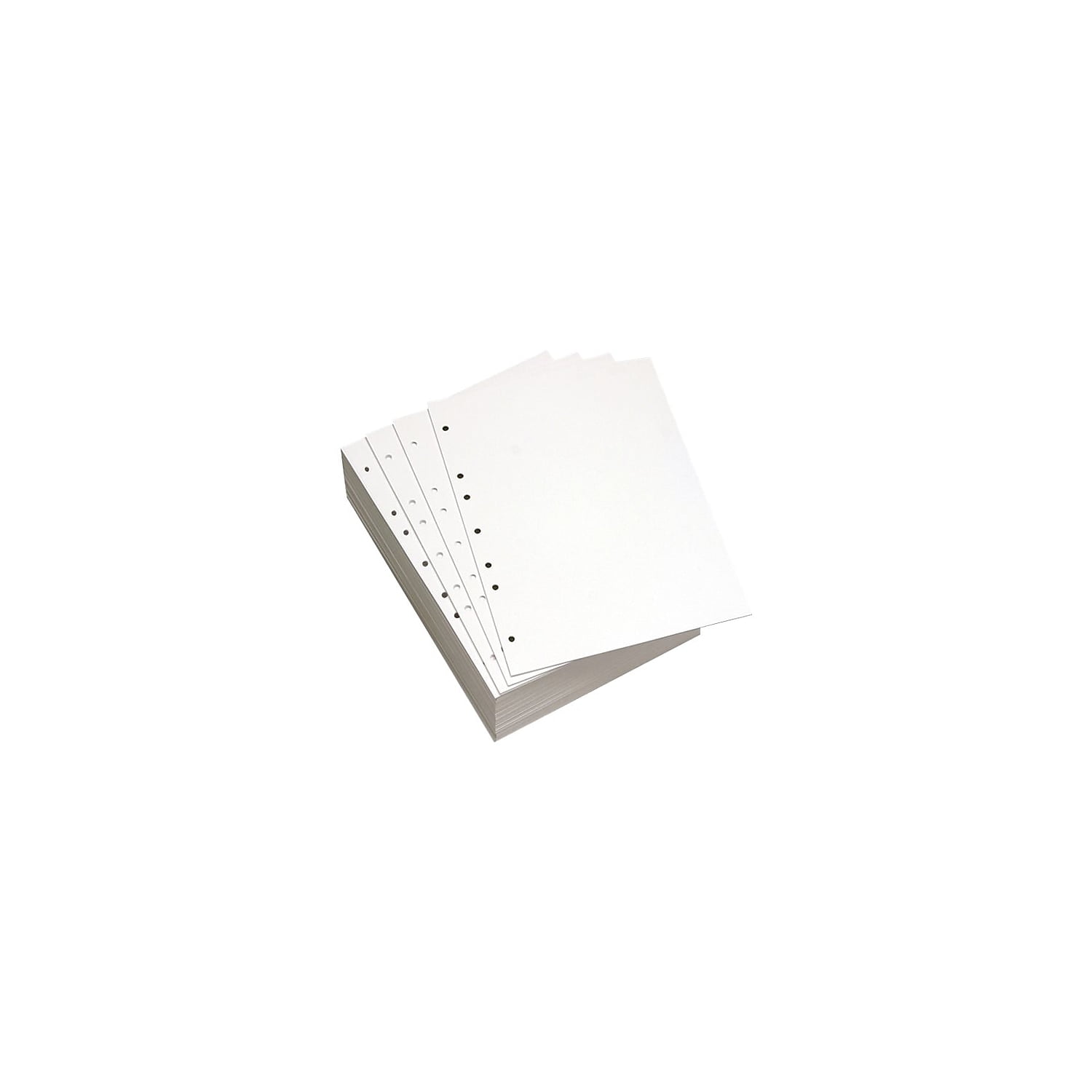 Domtar 851271 Custom Cut-sheet Copy Paper, 92 Bright, 7-hole Side Punched, 20 Lb Bond Weight, 8.5 X 11, White, 500/ream