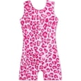 thumbnail image 1 of XXKQ Gymnastics Leotards for Girls Sparkly One-Piece Pro Kids Unitard Biketards with Shorts, 1 of 7