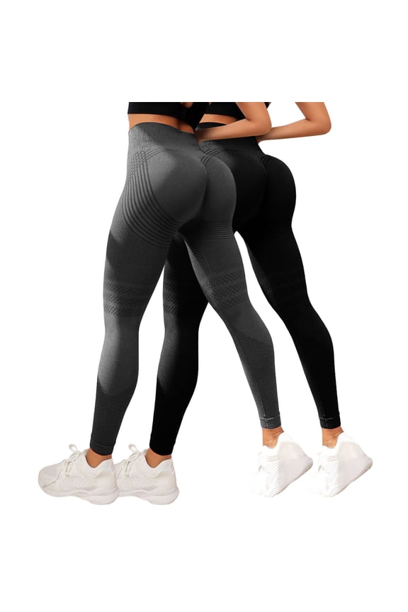 2pc Celsior Anti Cellulite Compression 3D Leggings Women Butt Lifting Tummy Control Skinnify Resistance Band Yoga Pants Black XL