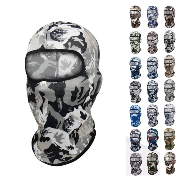 Domuza Balaclava Face Mask UV Protection,Camouflage Ski Mask for man women,Shiesty Mask Lightweight comfort for Motorcycle Snowboard Multicolor O