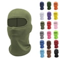 thumbnail image 1 of Domuza Balaclava Face Mask UV Protection,Ski Solid-Color Mask for man women, Shiesty Mask Lightweight for Motorcycle Snowboard Army Green, 1 of 4