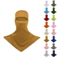 thumbnail image 1 of Domuza Balaclava Face Mask for women Men，Sun UV Protection Hood Breathable Full Head Mask Face Cover for Cycling Fishing Fluorescence, 1 of 5