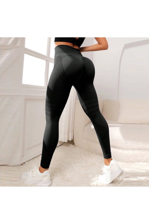 Celsior Cellulite Leggings, 3D Cellulite Leggings for Women High Waist Tummy Control Push Up Yoga Pants Fitness Sport Pants Black 3XL