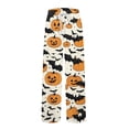 thumbnail image 1 of Domuza Halloween Pajamas for Men Casual Elastic Waist Drawstring Funny Horror Graphics Pj Pants Relaxed Fit Cute Wide Leg Lounge Sleepwear L, 1 of 5