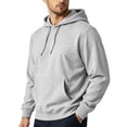 thumbnail image 1 of Domuza Hoodie for Mens Classic Solid Color Long Sleeve Hoodies Casual Drawstring Lightweight Thin Fleece Hoodie Pullover with Pocket, 1 of 7