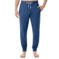 thumbnail image 1 of Domuza Men's Pajamas Pants Stretch Drawstring Cotton Soft Casual Jogger Sleep Pants Lightweight Loose Comfortable Loungewear with Pockets L, 1 of 8