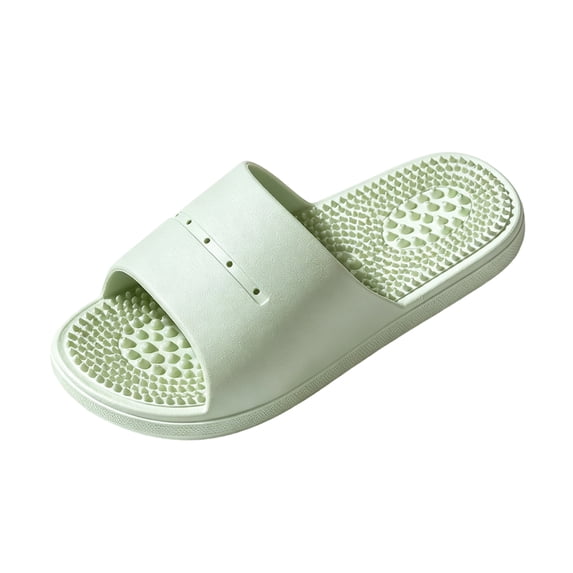Domuza Mens Soft‑sole Massage Shower Slippers, Non‑slip Durable Textured Insole Bathroom House Slides