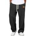 thumbnail image 1 of Domuza Mens Waffle Sweatpants with Pockets, Baggy Casual Home Pants Drawstring Waist, Workout Pants for Daily Wear,Jogging,Running, 1 of 7