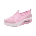 thumbnail image 1 of Domuza Orthopedic Casual Shoes for Women Arch Support Slip on Non Slip Tennis Shoes Breathable Mesh Stretch Volleyball Shoes Soft 2026 New Foam Shoes Light pink 5.5（EU-36）, 1 of 6