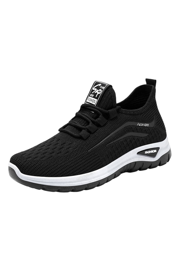 Orthopedic Shoes for Women Arch Support Slip on Non Slip Tennis Shoes Lightweight Mesh Stretch Walking Shoes Comfortable 2026 Foam Shoes Black 8（EU-40）