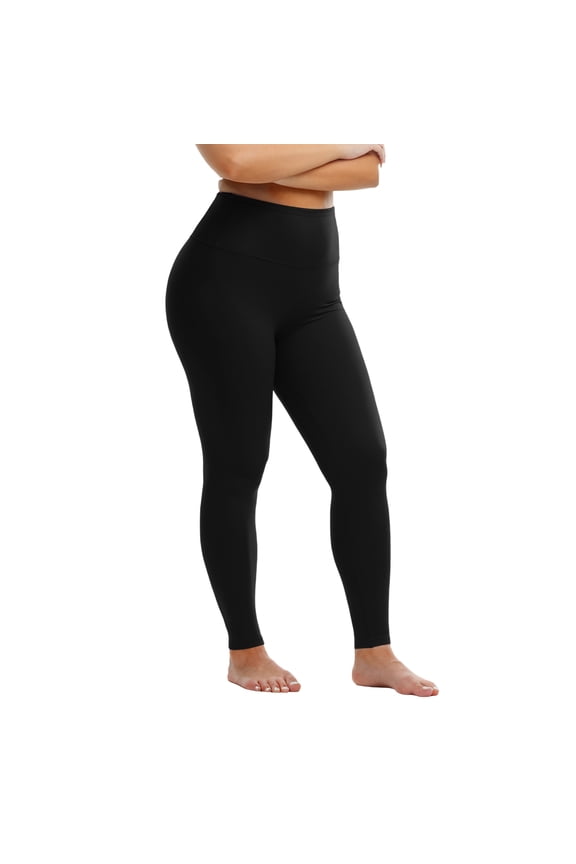 Plus Size Butt Lifting Leggings for Women Tummy Control Yoga Pants Casual Stretchy Workout Tights High Waisted Elastic Leggings Black 2XL