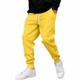thumbnail image 1 of Domuza Sweatpants for Men Baggy Essentials Plain Drawstring Elastic Waist Joggers Athletic Pants with Pockets Travel Outdoor, 1 of 7