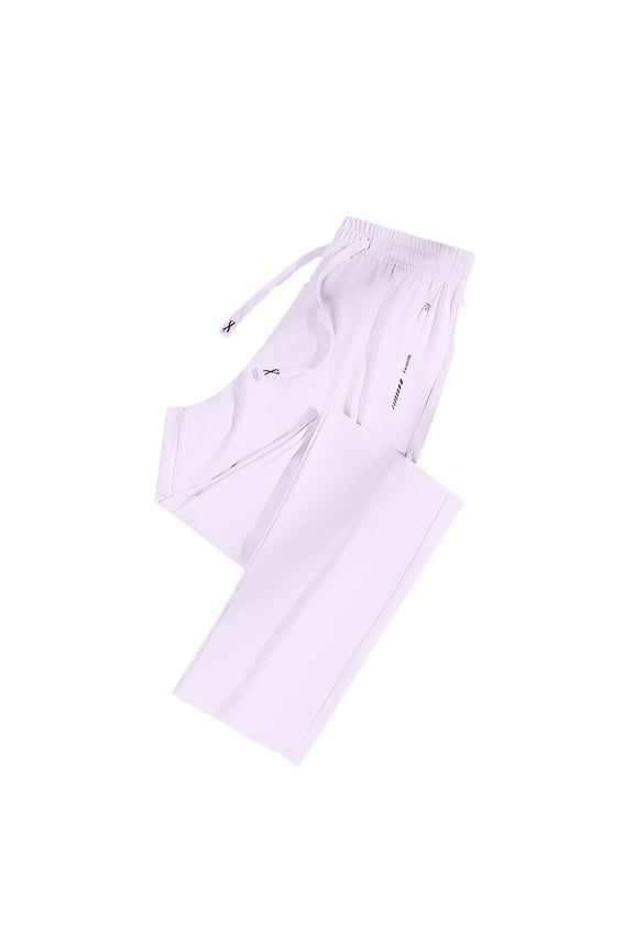 Ultra Stretch Knit Pants for Women, Ice Silk Blend for a Breathable, Cloud-Like Feel Purple 3XL