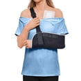 thumbnail image 1 of Domuza Women Post Shoulder Surgery Recovery Shirts After Rotator Cuff Post Shoulder Surgery Short Sleeve T-Shirts Chemo Dialysis Port Top Sky Blue 3XL, 1 of 5
