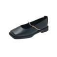 thumbnail image 1 of Domuza Womens Mary Jane Shoes Slip on Dressy Flats Shoes for Women 2026 Comfort Non-Slip Shoes for Casual Formal Work School Office Walking Green 5.5（EU-36）, 1 of 5
