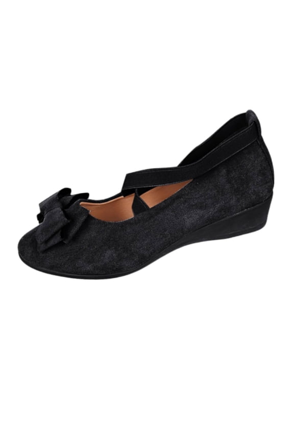 Womens Mary Jane Shoes Slip on Dressy Ballerina Flats 2026 Comfy Non-Slip Shoes for School Office Walking Casual Formal Work Black 6.5(EU-37)