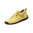 thumbnail image 1 of Domuza Womens Orthopedic Shoes Arch Support Non Slip Slip on Sneakers Breathable Mesh Stretch Volleyball Shoes Soft 2026 Foam Shoes Yellow 8（EU-40）, 1 of 6