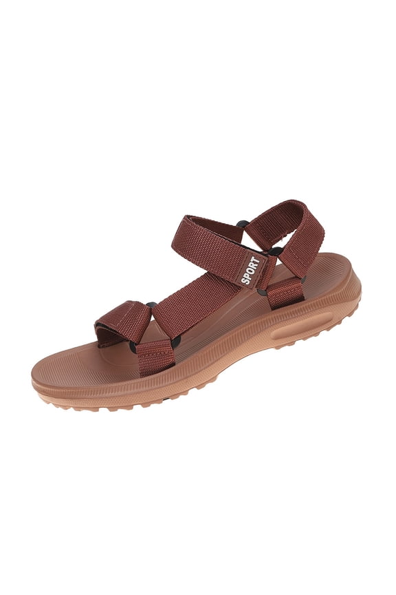 Womens Sport Sandals Hiking Sandals with Arch Support Webbing Outdoor Beach Water Open Toe Sandals for Travel Walking Brown 9（EU-42）