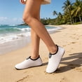 thumbnail image 1 of Domuza water shoes for women, Lightweight Breathable Slip-On Aqua Socks, Flexible Non Slip Water Skin Shoes for Beach Swim Pool Yoga Exercise White 7.5（EU-39）, 1 of 5