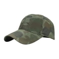 thumbnail image 1 of Domzest Camo Quick Drying Baseball Cap Sun Hats Unstructured Athletic Mesh Lightweight Running Golf Cap for Both Women & Men Army Green, 1 of 3