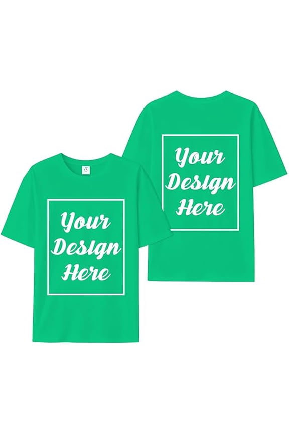 Design Your Own Custom T Shirts for Men & Women Personalized Shirt with Image Text or Logo Customized T-Shirt