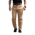 thumbnail image 1 of Domzest Men’s Tactical Pants Ripstop Water Resistant Cargo Work Pants for Men Stretch Hiking Pants Lightweight Camel S, 1 of 9
