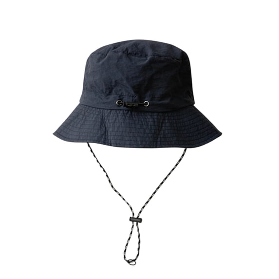 Domzest Sun Hats for Women UPF 50+ UV Protection Wide Brim Bucket Waterproof Hat with Adjustable Chin Strap for Outdoor Unisex Suitable Navy