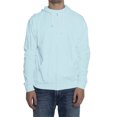 thumbnail image 1 of Domzest Sweatshirts for Men Zipper Long Sleeve Big and Tall Hooded Winter Light running Fleece Drawstring Oversize Sweatshirt Strong with Pocket Jackets Light Blue XL-Large, 1 of 6
