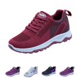 thumbnail image 1 of Domzle 12 Hour Shift Shoes For Women Wide Toe Box Slip On Walking Sneakers,Orthopedic Air Cushion Shoes With Arch Support For All-Day Standing Red 38, 1 of 5