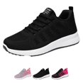 thumbnail image 1 of Domzle 12 Hour Shift Shoes For Women Slip On Wide Toe Box Walking Sneakers,Non-Slip Mesh Breathable Lightweight Sneakers,Arch Support For All-Day Standing Black 36, 1 of 4