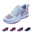thumbnail image 1 of Domzle 12 Hour Shift Shoes For Women Wide Toe Box Slip On Walking Sneakers,Orthopedic Air Cushion Shoes With Arch Support For All-Day Standing Gray 37, 1 of 5