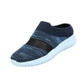 thumbnail image 1 of Domzle 2026 Breathable Knit Slip-On Walking Shoes Women Mule Sneakers Orthopedic Slide on Backless Tennis Sneakers Loafers Arch Support Orthopedic Mesh Mules Backless Tennis Shoes Blue 42, 1 of 7