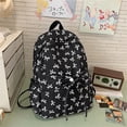 thumbnail image 1 of Domzle 2026 Preppy Bow Backpack Large Capacity Kawaii Aesthetic Backpack Cottagecore Laptop Bag White One Size, 1 of 3