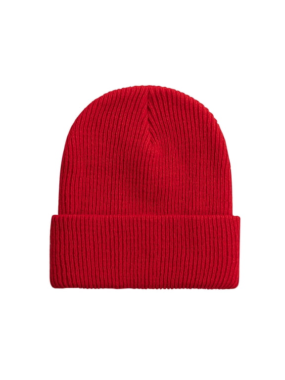 Beanie for Men Women Slouchy Winter Beanie Hats Cuffed Skull Caps Unisex, Double-Layer Warmth, Soft, Secure Fit, Windproof