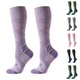 thumbnail image 1 of Domzle Compression Socks - Compression Socks Women & Men Circulation - for Running,Athletic Purple, 1 of 8
